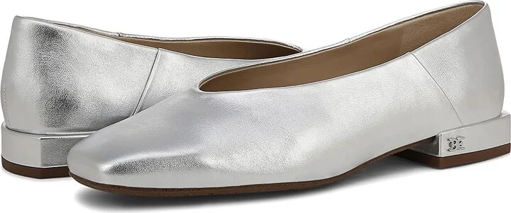 Sam Edelman Kasey Women's Shoes Soft Silver : 8 M, Leather - Image 4