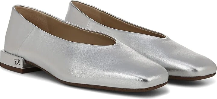 Sam Edelman Kasey Women's Shoes Soft Silver : 8 M, Leather