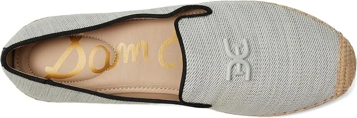 Sam Edelman Kathleen Women's Flat Shoes Blue Ice : 8 M, Cotton/Leather - Image 2