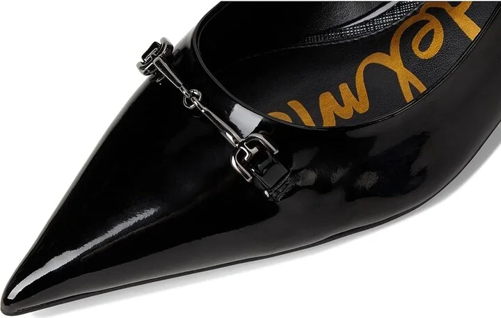 Sam Edelman Kaya 2 High Women's Heels Black : 6 M, Leather - Image 7