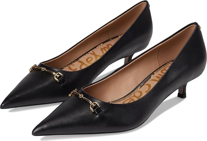 Sam Edelman Kaya High Women's Heels Black : 9 M, Leather/Rubber