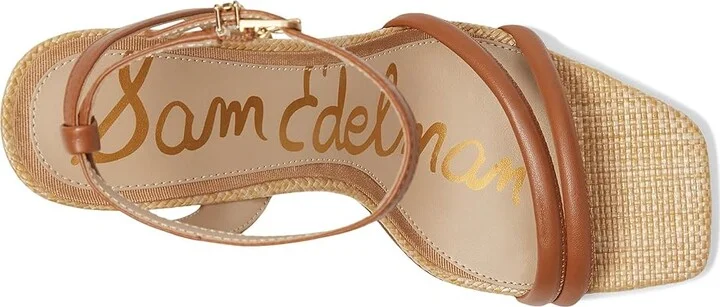 Sam Edelman Kia Women's Shoes Saddle/Raffia : 7 W, Suede - Image 2