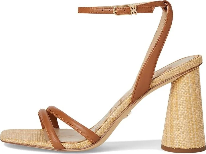 Sam Edelman Kia Women's Shoes Saddle/Raffia : 7 W, Suede - Image 6