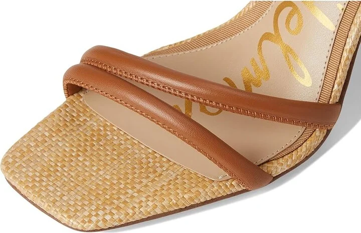 Sam Edelman Kia Women's Shoes Saddle/Raffia : 7 W, Suede - Image 7