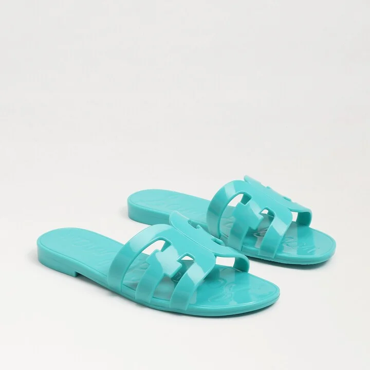 Sam Edelman Kids' Bay Jelly Slide Sandal Rio Blue