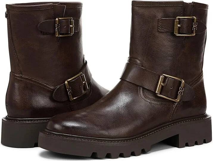 Sam Edelman Kinsley Women's Boots Warm Cocoa : 8 M, Leather - Image 4