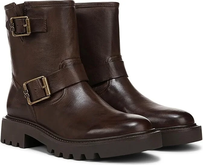 Sam Edelman Kinsley Women's Boots Warm Cocoa : 8 M, Leather