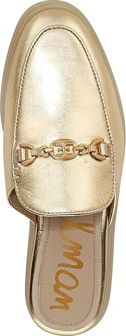 Sam Edelman Kira Women's Flat Shoes Amber Gold : 8 M, Leather/Rubber - Image 2