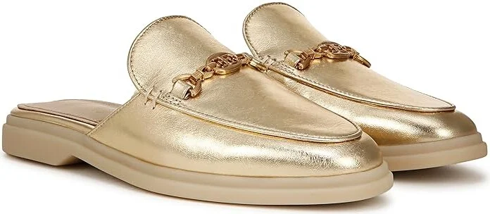 Sam Edelman Kira Women's Flat Shoes Amber Gold : 8 M, Leather/Rubber