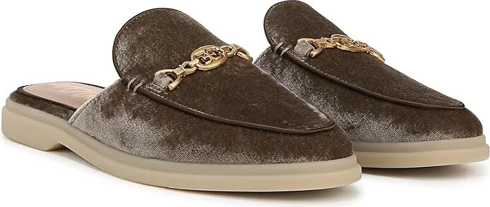 Sam Edelman Kira Women's Flat Shoes Dark Silver Sage : 7 M, Leather/Rubber