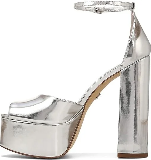 Sam Edelman Kori Women's Shoes Soft Silver : 9.5 M, Synthetic - Image 6