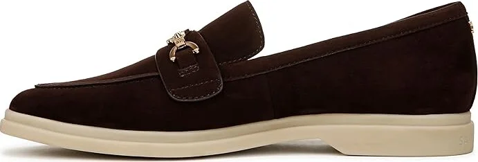 Sam Edelman Kyana Women's Flat Shoes Cafe Noir : 6.5 M, Leather - Image 6