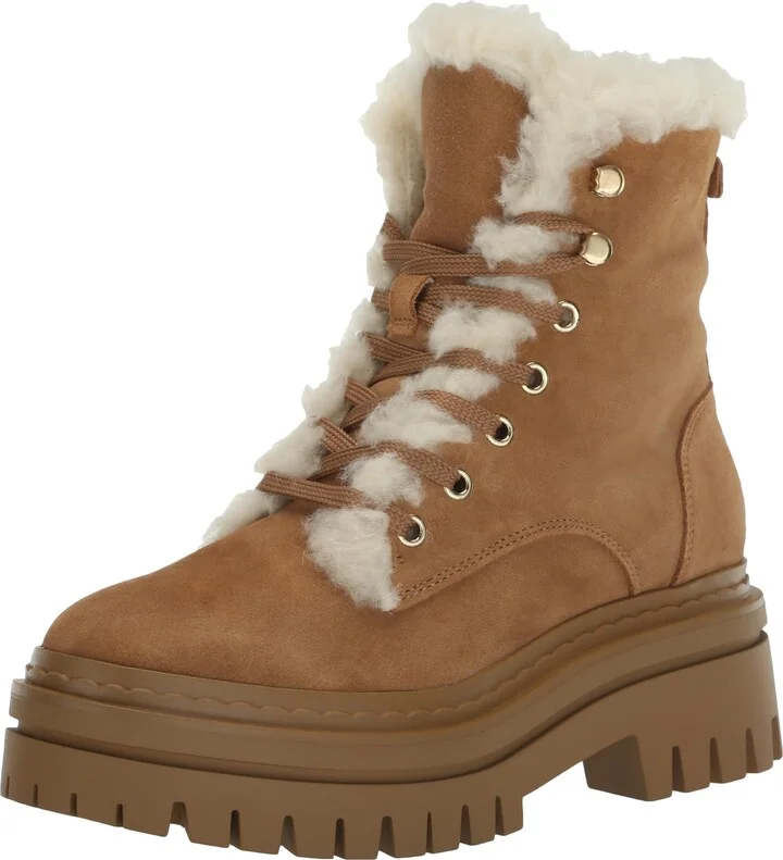 Sam Edelman Kyler Combat Boot Golden Caramel 10.5 Medium