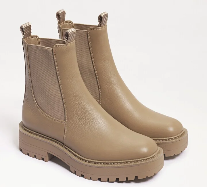 Sam Edelman Laguna Chelsea Boot Lt Cedarwood Leather