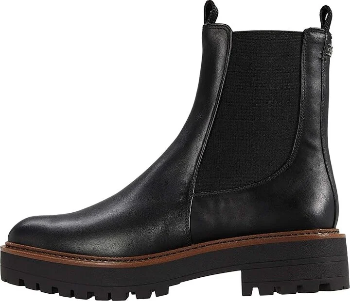 Sam Edelman Laguna Weatherproof Boot Women's Pull-on Boots Black Leather : 11 M, Textile/Leather - Image 6