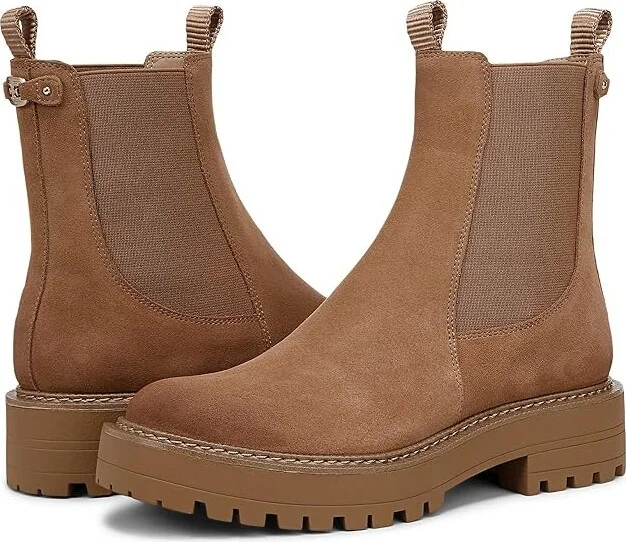 Sam Edelman Laguna Women's Boots Almond Taupe : 12 M, Leather/Rubber - Image 4
