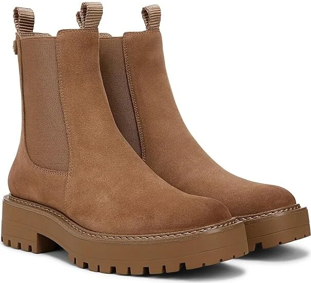 Sam Edelman Laguna Women's Boots Almond Taupe : 12 M, Leather/Rubber