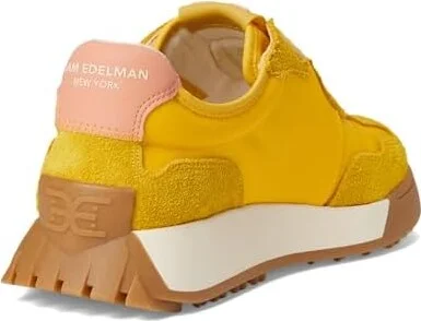 Sam Edelman Langley 3 Women's Shoes Saffron Yellow/Cream : 7.5 M, Suede - Image 4