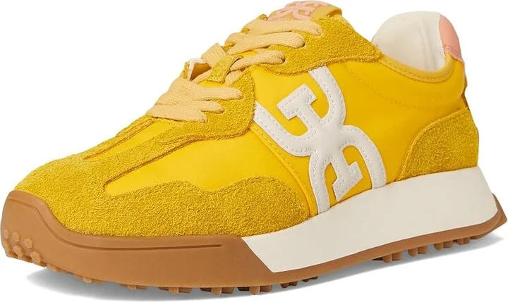 Sam Edelman Langley 3 Women's Shoes Saffron Yellow/Cream : 7.5 M, Suede - Image 5