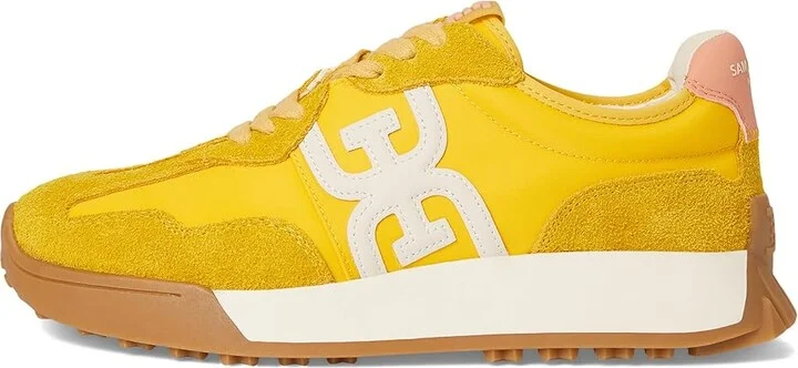Sam Edelman Langley 3 Women's Shoes Saffron Yellow/Cream : 7.5 M, Suede - Image 6