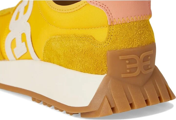 Sam Edelman Langley 3 Women's Shoes Saffron Yellow/Cream : 7.5 M, Suede - Image 7