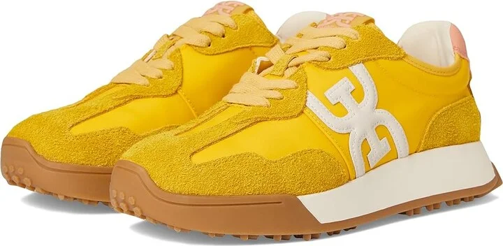 Sam Edelman Langley 3 Women's Shoes Saffron Yellow/Cream : 7.5 M, Suede