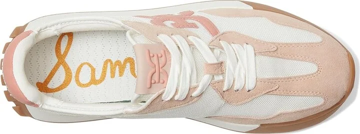 Sam Edelman Langley 3 Women's Shoes White/Warm Blush/Was : 6 M, Suede - Image 2