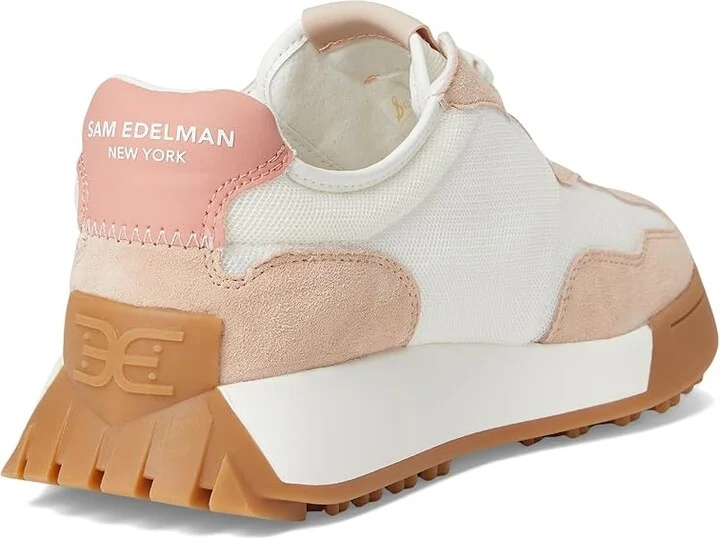 Sam Edelman Langley 3 Women's Shoes White/Warm Blush/Was : 6 M, Suede - Image 4