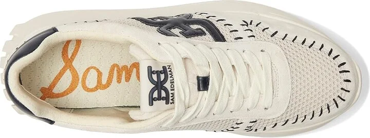 Sam Edelman Langley Woven Women's Shoes Ivory/Black Crochet : 10.5 M, Faux Leather/Suede - Image 2