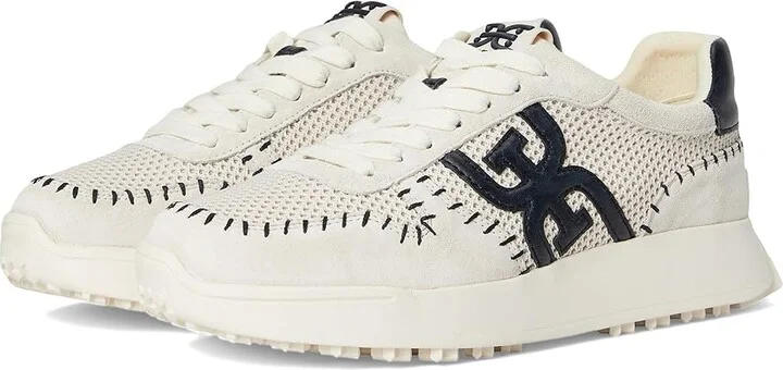 Sam Edelman Langley Woven Women's Shoes Ivory/Black Crochet : 10.5 M, Faux Leather/Suede