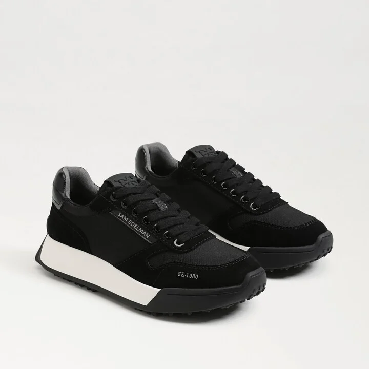 Sam Edelman Layla Sneaker Black Suede