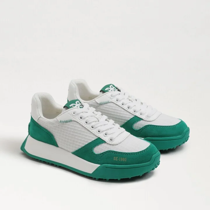 Sam Edelman Layla Sneaker Green / White