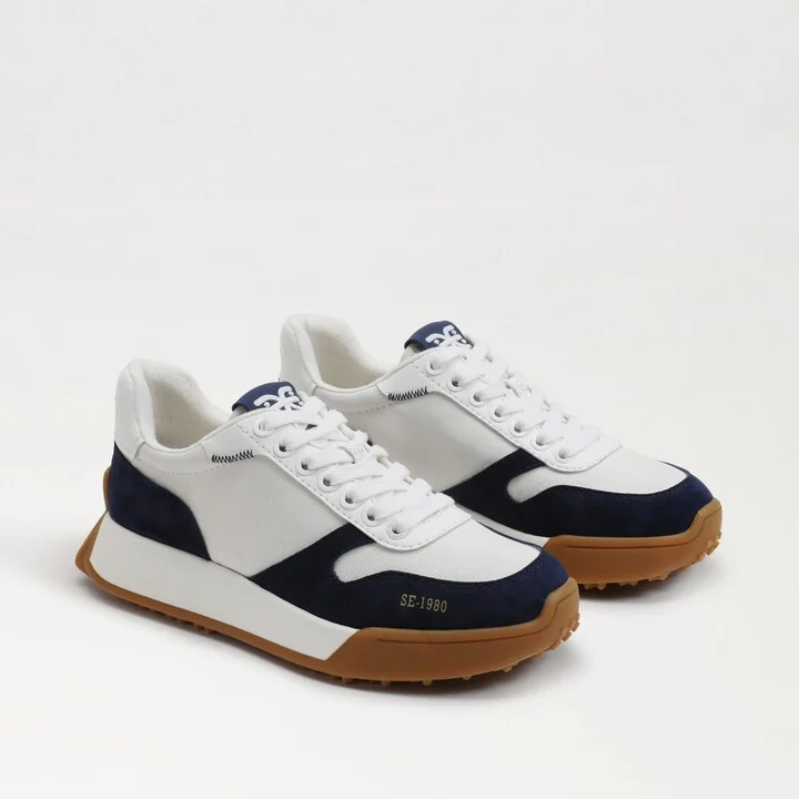 Sam Edelman Layla Sneaker Navy Suede Nylon