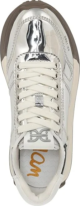 Sam Edelman Layla Women's Shoes Silver Specchio : 6.5 W, Leather - Image 2