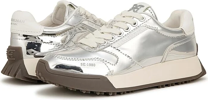 Sam Edelman Layla Women's Shoes Silver Specchio : 6.5 W, Leather - Image 4
