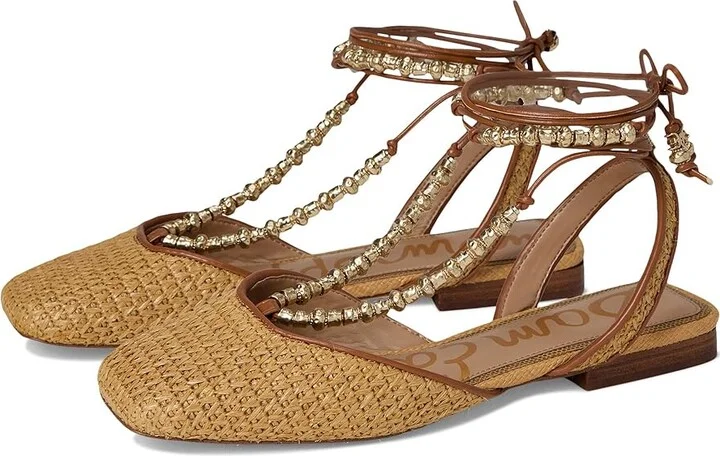 Sam Edelman LILY Women's Shoes Sand/Saddle : 7.5 M