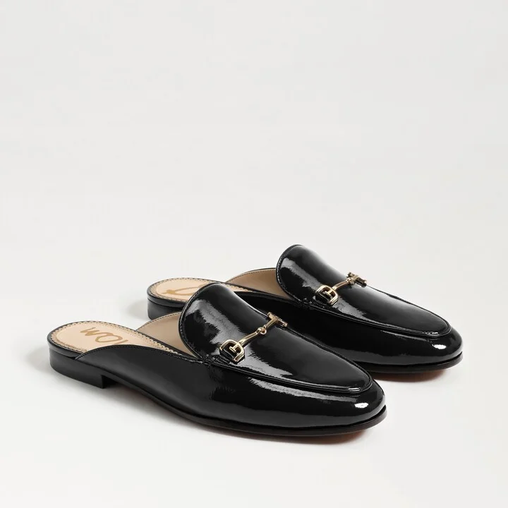 Sam Edelman Linnie Bit Mule Black Patent