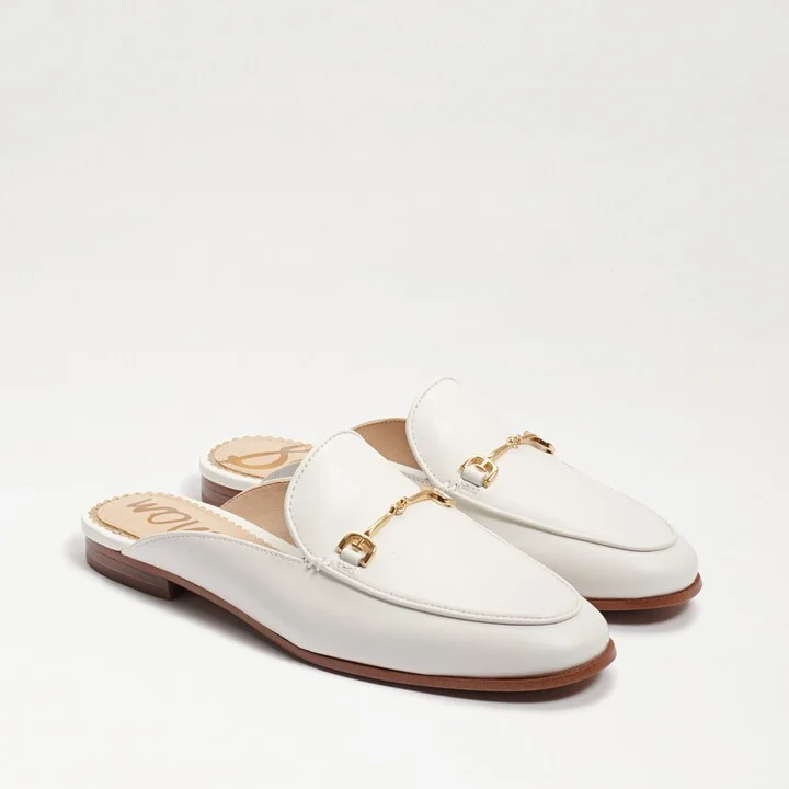 Sam Edelman Linnie Bit Mule Bright White Leather