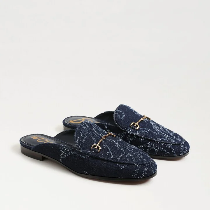 Sam Edelman Linnie Bit Mule Hudson Navy Denim