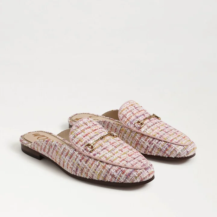 Sam Edelman Linnie Bit Mule Mauve Lilac Multi Tweed