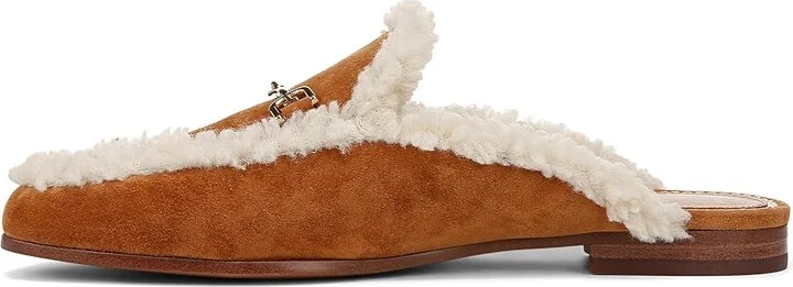 Sam Edelman Linnie Cozy Women's Flat Shoes Harvest Brown Shearling : 9.5 M, Leather/Rubber - Image 5