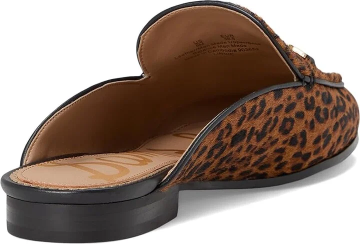 Sam Edelman Linnie Women's Clog/Mule Shoes Brown Leopard Calfhair : 8.5 M, Leather - Image 4