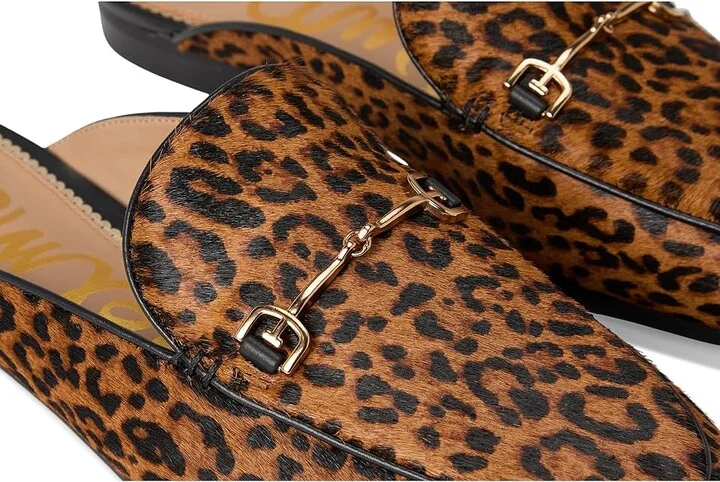Sam Edelman Linnie Women's Clog/Mule Shoes Brown Leopard Calfhair : 8.5 M, Leather - Image 7