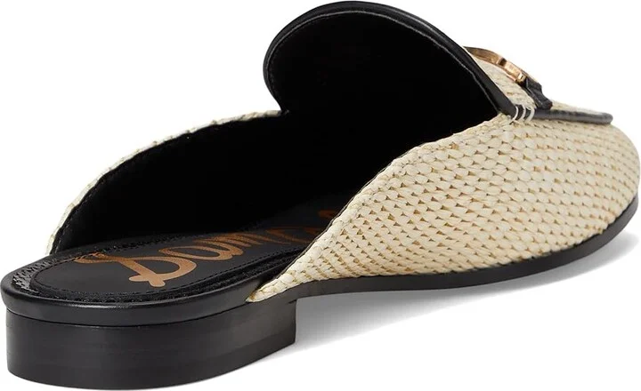 Sam Edelman Linnie Women's Clog/Mule Shoes Linen Raffia : 9.5 M, Leather - Image 4
