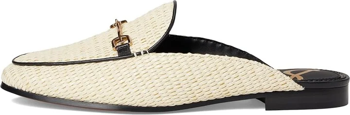 Sam Edelman Linnie Women's Clog/Mule Shoes Linen Raffia : 9.5 M, Leather - Image 6