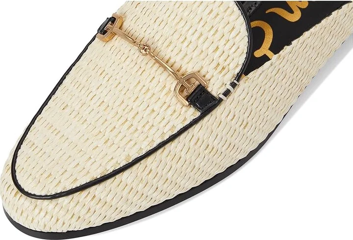 Sam Edelman Linnie Women's Clog/Mule Shoes Linen Raffia : 9.5 M, Leather - Image 7