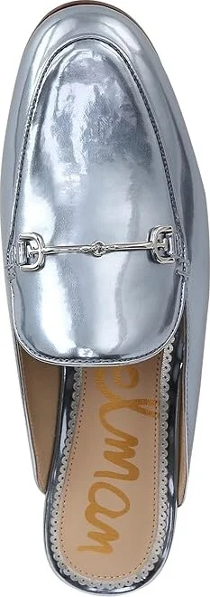 Sam Edelman Linnie Women's Clog/Mule Shoes Metallic Sky : 9.5 M, Leather - Image 2
