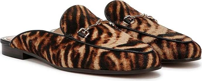 Sam Edelman Linnie Women's Clog/Mule Shoes Tiger Brown : 8 M, Leather