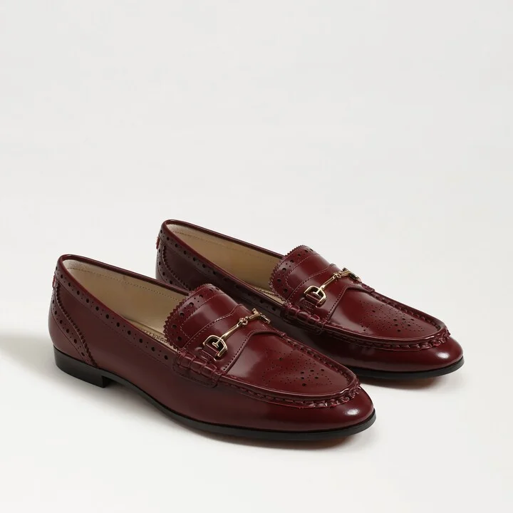 Sam Edelman Liona Bit Loafer French Merlot Leather