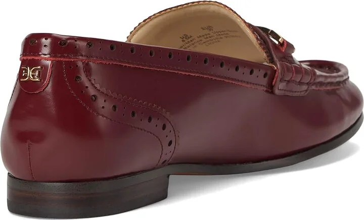 Sam Edelman Liona Women's Flat Shoes French Merlot : 11 M, Leather - Image 4